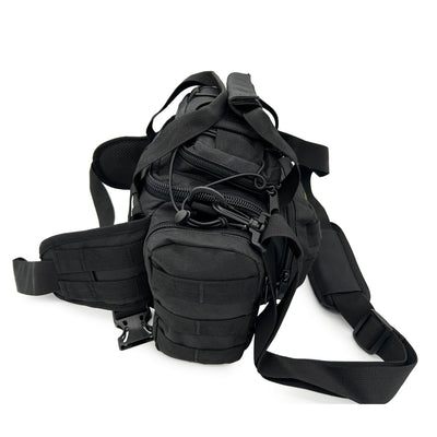 FIELDCRAFT Compact Tactical Range Bag with Military MOLLE, Waist or Shoulder Strap to Pack Gear Pistol Handguns Gun Ammo