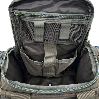 FIELDCRAFT Compact Tactical Range Bag with Military MOLLE, Waist or Shoulder Strap to Pack Gear Pistol Handguns Gun Ammo