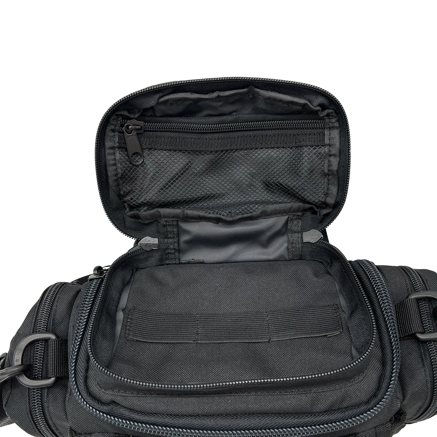 FIELDCRAFT Compact Tactical Range Bag with Military MOLLE, Waist or Shoulder Strap to Pack Gear Pistol Handguns Gun Ammo