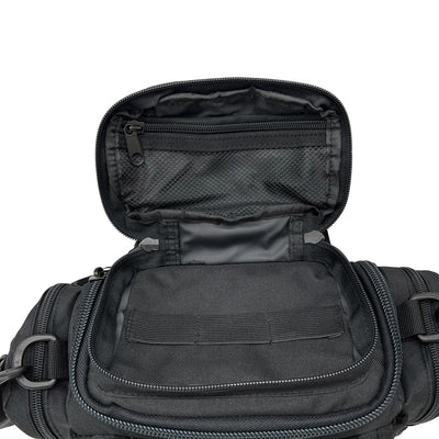 FIELDCRAFT Compact Tactical Range Bag with Military MOLLE, Waist or Shoulder Strap to Pack Gear Pistol Handguns Gun Ammo