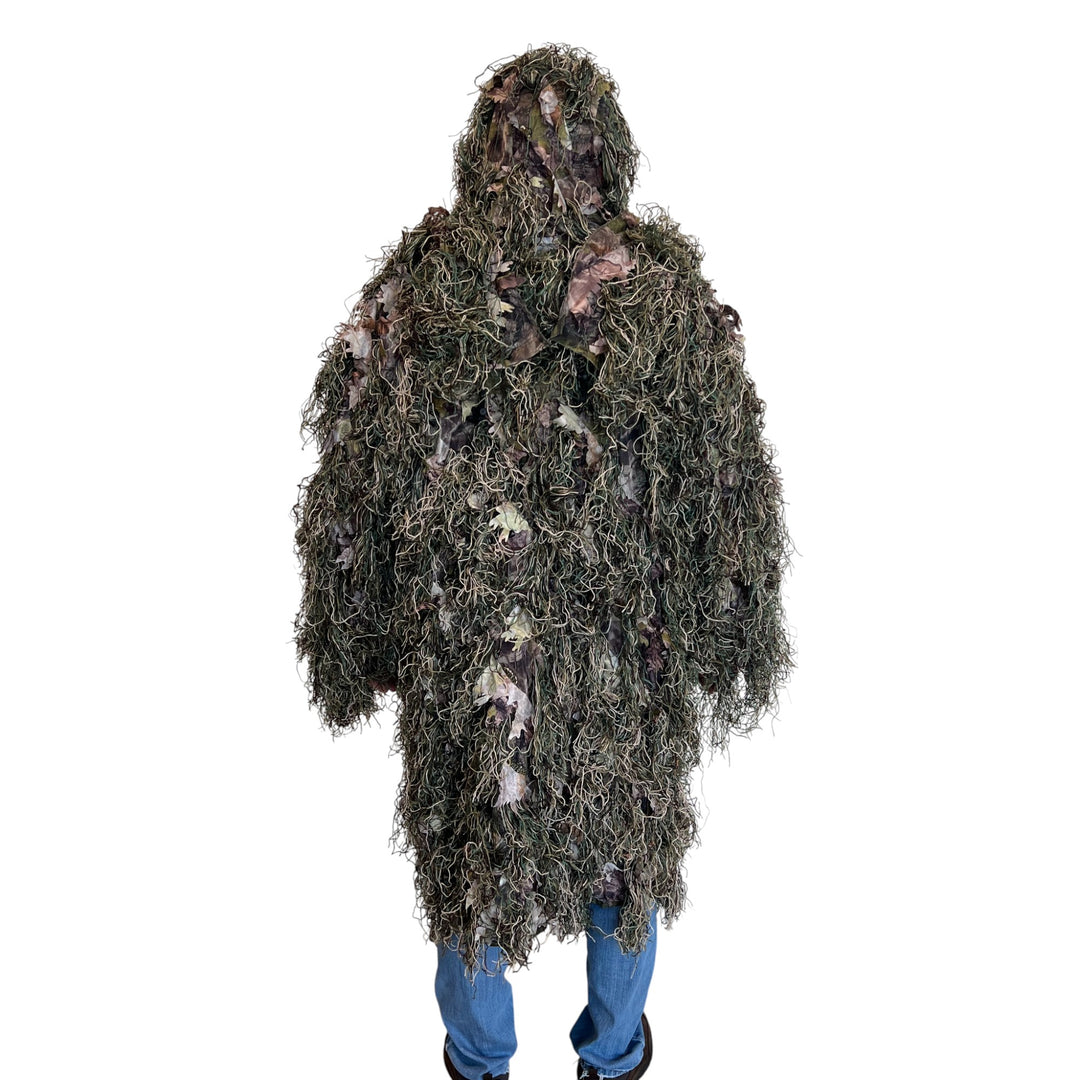 Tenue De Sniper Ghillie Adulte Camouflage 3D – Vert, Blanc, Désert – Neuf