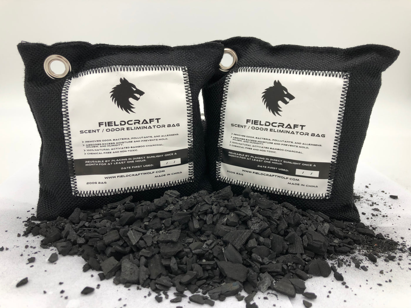 Scent Eliminator Activated Charcoal Bags for Hunting