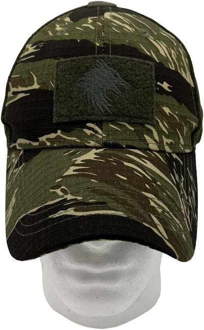 FIELDCRAFT Adjustable Tactical MACV-SOG Trucker Hat - Tiger Stripe Camo