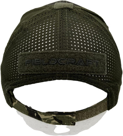 FIELDCRAFT Adjustable Tactical MACV-SOG Trucker Hat - Tiger Stripe Camo