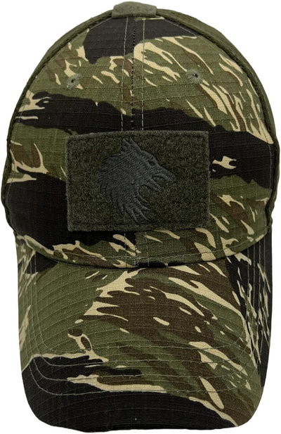 FIELDCRAFT Adjustable Tactical MACV-SOG Trucker Hat - Tiger Stripe Camo
