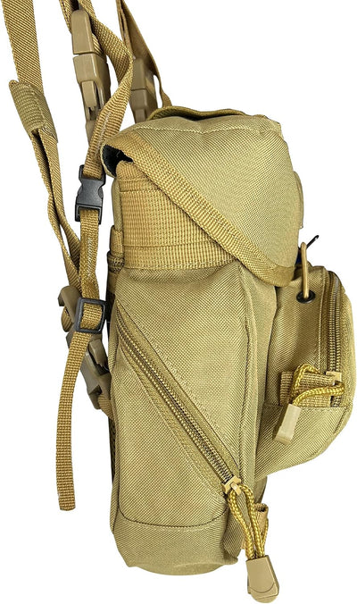 FIELDCRAFT Binocular Harness Chest Pack Field Pack Case for Men and Women for Binos Cameras Optics Rangefinder Gear Green (Green)