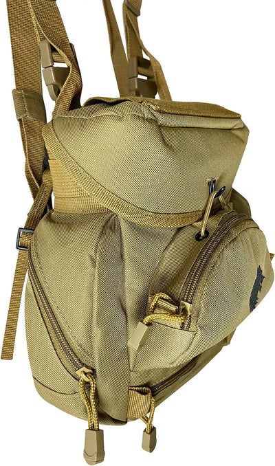 FIELDCRAFT Binocular Harness Chest Pack Field Pack Case for Men and Women for Binos Cameras Optics Rangefinder Gear Green (Green)