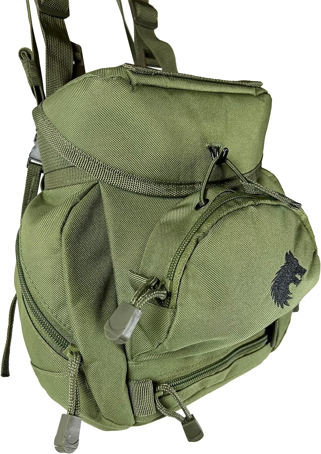 FIELDCRAFT Binocular Harness Chest Pack Field Pack Case for Men and Women for Binos Cameras Optics Rangefinder Gear Green (Green)