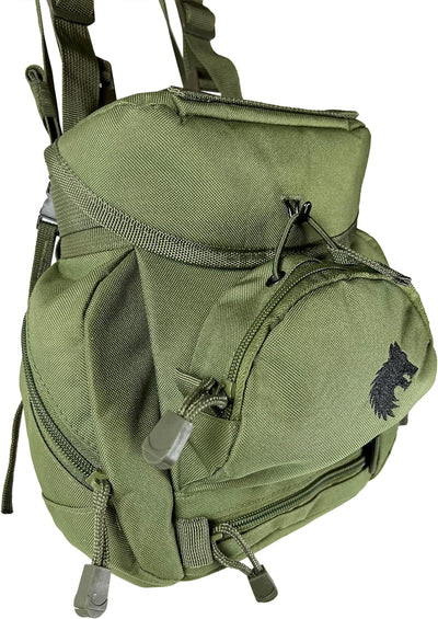 FIELDCRAFT Binocular Harness Chest Pack Field Pack Case for Men and Women for Binos Cameras Optics Rangefinder Gear Green (Coyote Brown)